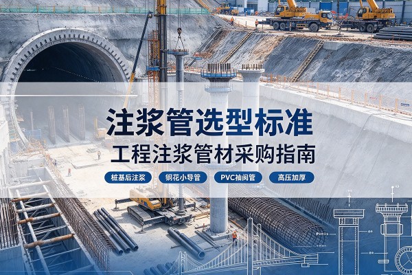 万秀注浆管选型标准