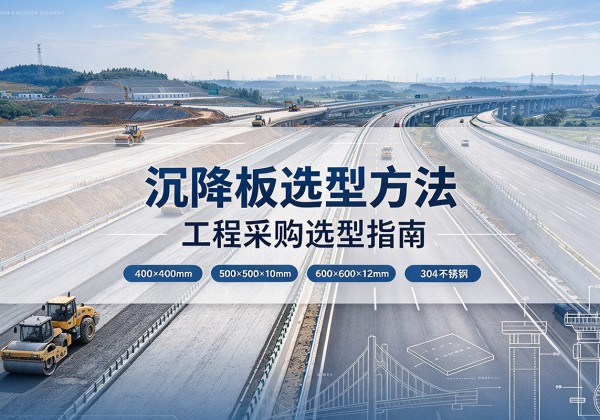 万秀沉降板选择方法