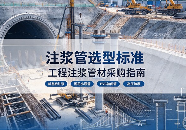 万秀注浆管选型标准
